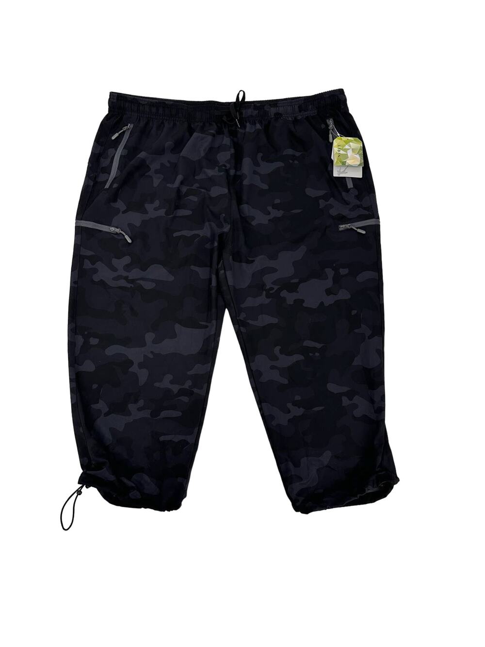 LIBIN Cargo Jogger Pants WMNS XXXL Black Camo UPF50 Zip Pockets Utilitycore